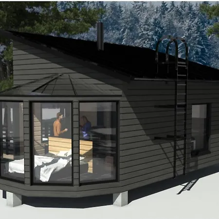 Apartment Hidden Aurora Hut With Private Jacuzzi